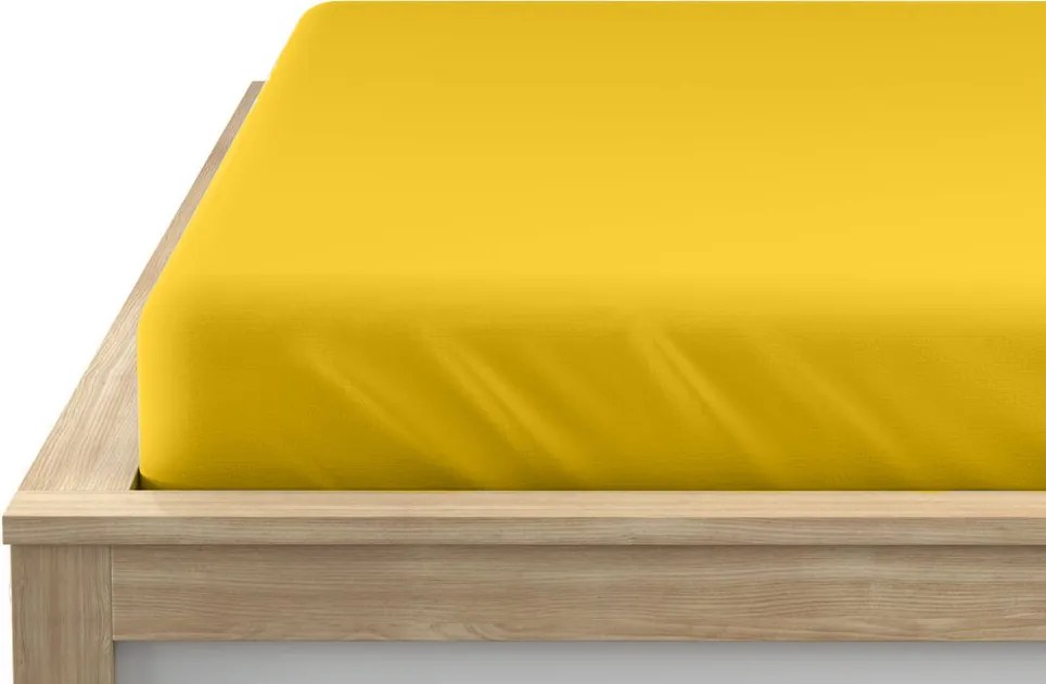 Jersey plachta EXCLUSIVE horčicová 90 x 200 cm