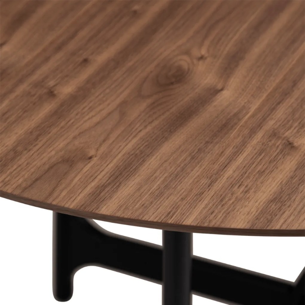 OOID OKRÚHLY JEDÁLENSKÝ STÔL, Ø 120 CM walnut