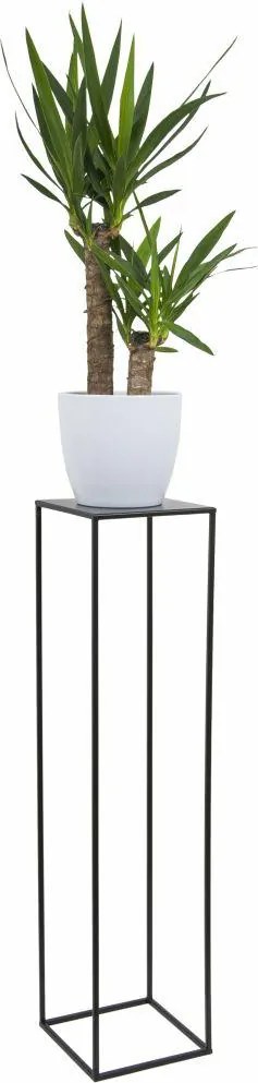 STOJAN NA KVETINÁČ SIMPLE 100X24X24 CM ČIERNA