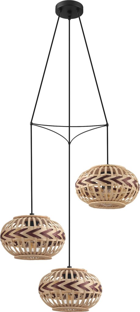 XXXLutz ZÁVESNÉ SVIETIDLO, 57/130 cm Eglo - Online Only bytové doplnky - 003348251503