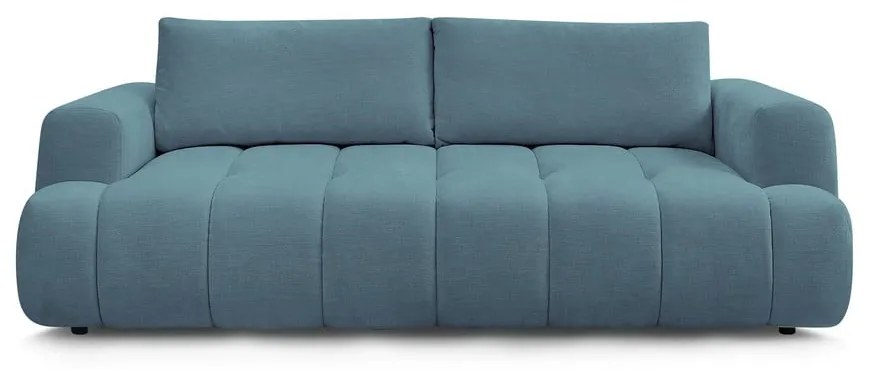 Modrá rozkladacia/s úložným priestorom pohovka 251 cm Fuji – Bobochic Paris