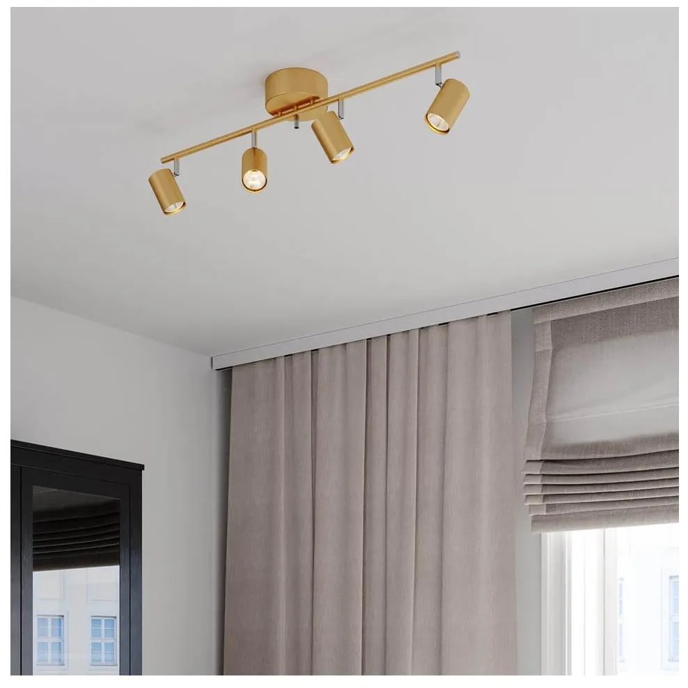 ByRydens 4200720-6501 - Bodové svietidlo CORRECT 4xGU10/7W/230V zlatá