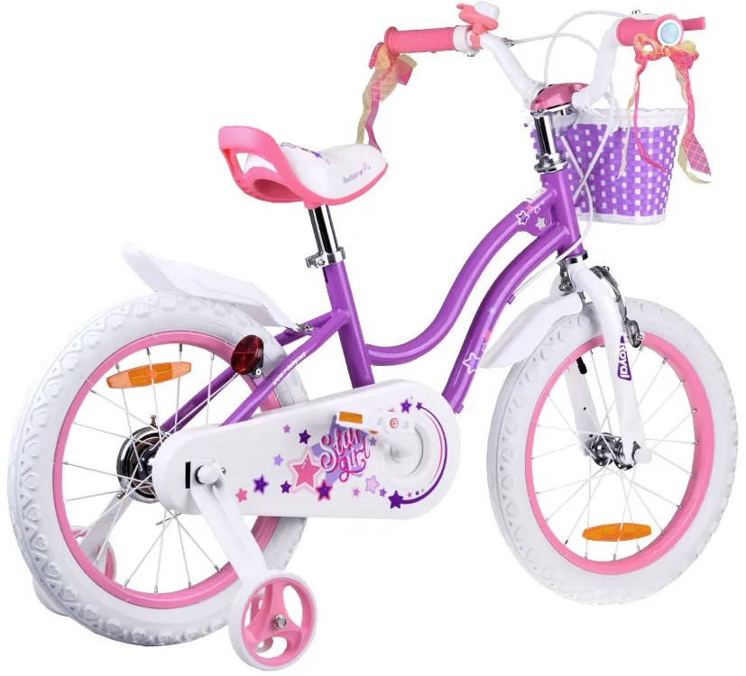 Detský bicykel STAR GIRL 14 RoyalBaby RB14G-1 - fialový
