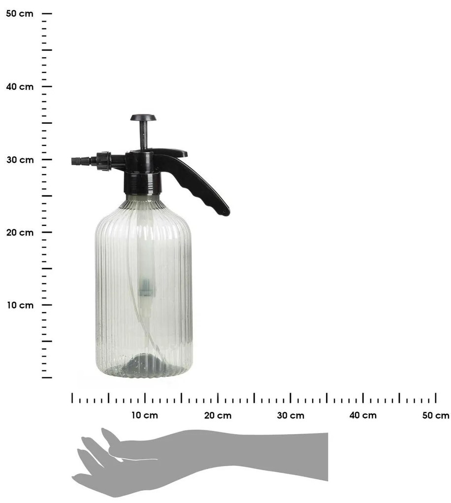 Tlakový rozprašovač Stripe, 2,2 l, sivá