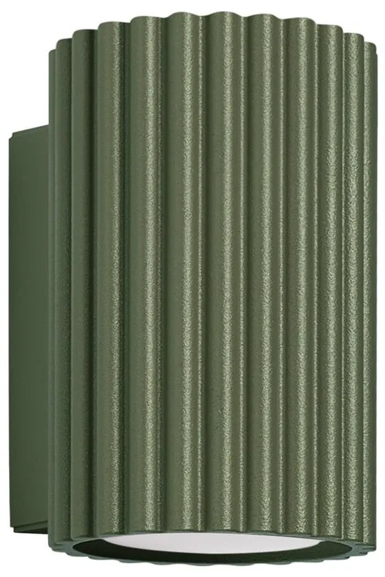 Zelené nástenné svietidlo Gleam – Sollux