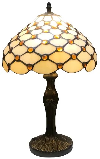 Tiffany lampa stolná Ø30*49 cm Prezent 53 vzor 7 HIVE