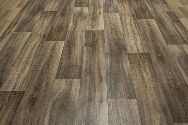 PCV podlaha Inspire Lime 679D hnedá, béžová, tmavé drevo