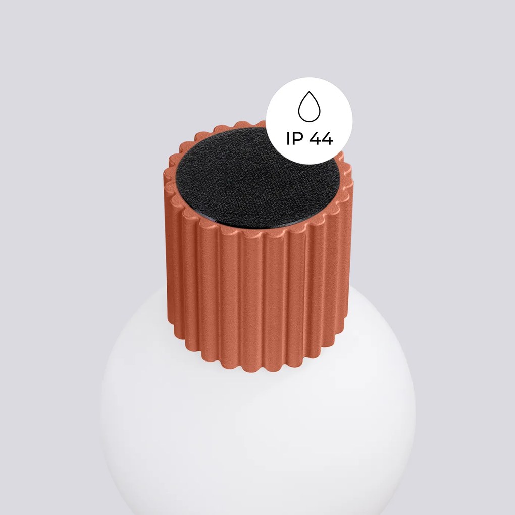 Nástenné svietidlo Halo, 1x biele sklenené tienidlo, ro