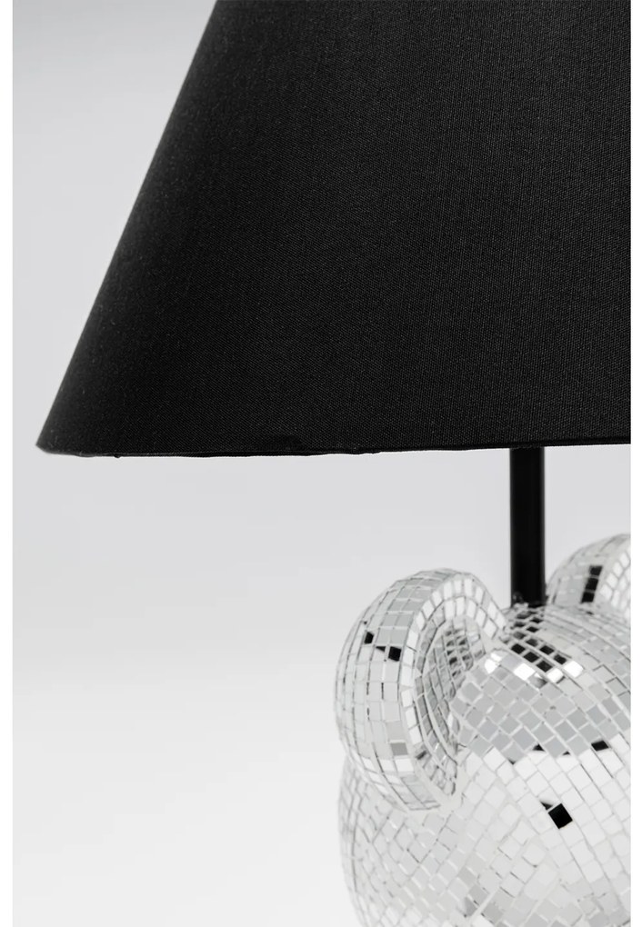 Bear Disco stolová lampa čierna 40 cm