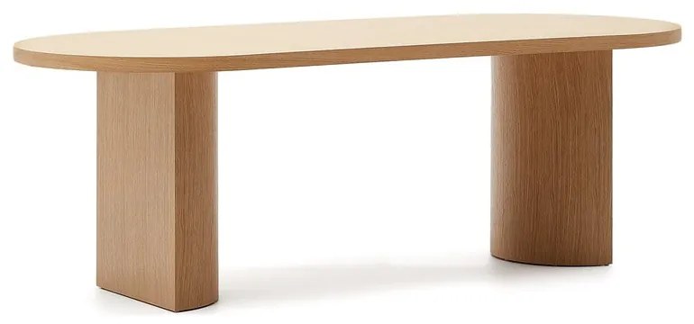 Jedálenský stôl v dekore duba 100x200 cm Nealy – Kave Home
