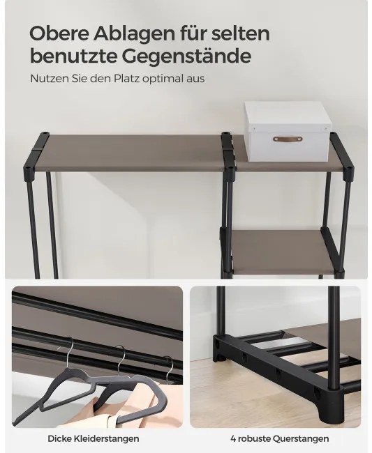 Otvorená šatníková skriňa RYG026R02