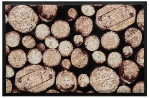 Premium rohožka- prvky- hromada dreva (Vyberte veľkosť: 75*50 cm)