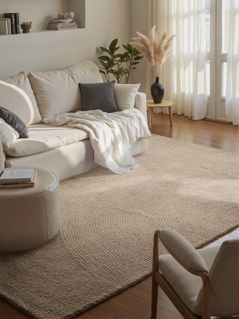 Hanse Home, Kusový koberec Calmio 106221 Beige, 200x300, béžová, obývacia izba