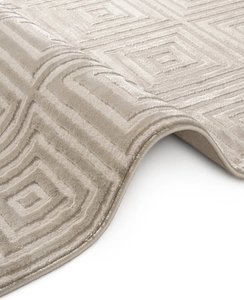 ELLE Decoration, Kusový koberec Perles 106184 White Cream z kolekcie Elle, 200x280, béžová, obývacia izba