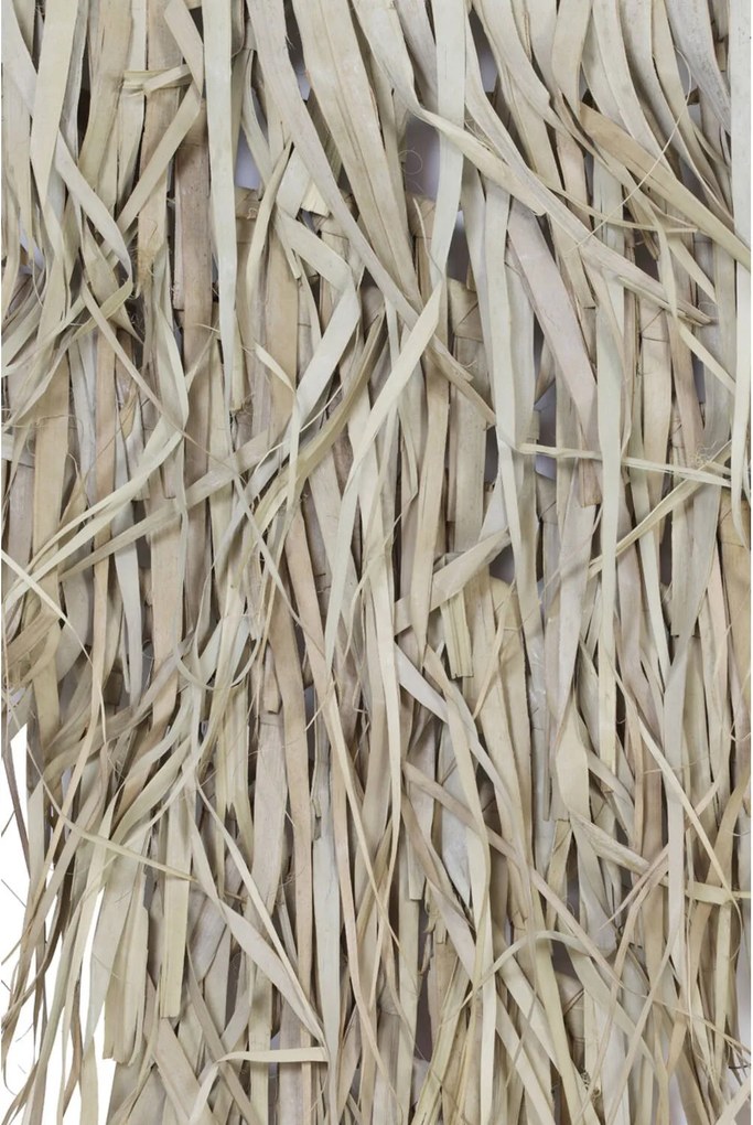 Nástenná dekorácia pletený trojuholník palmového lístia Katiola - 79*150 cm