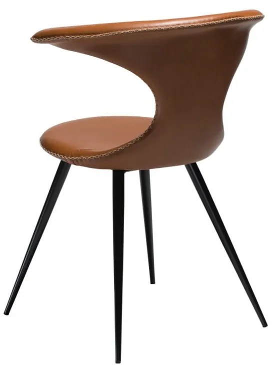 Hnedá koženková stolička DAN-FORM Denmark Flair