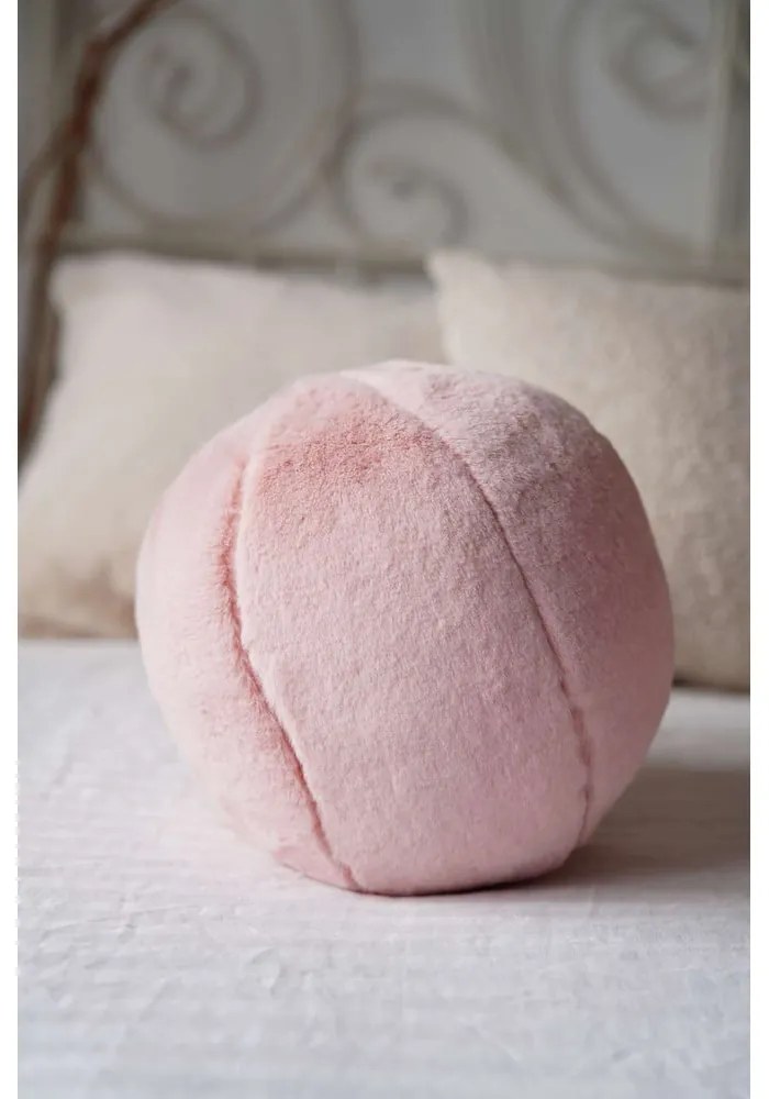 Dekoračný vankúš z mikroplyšu ø 25 cm Top – Mioli Decor