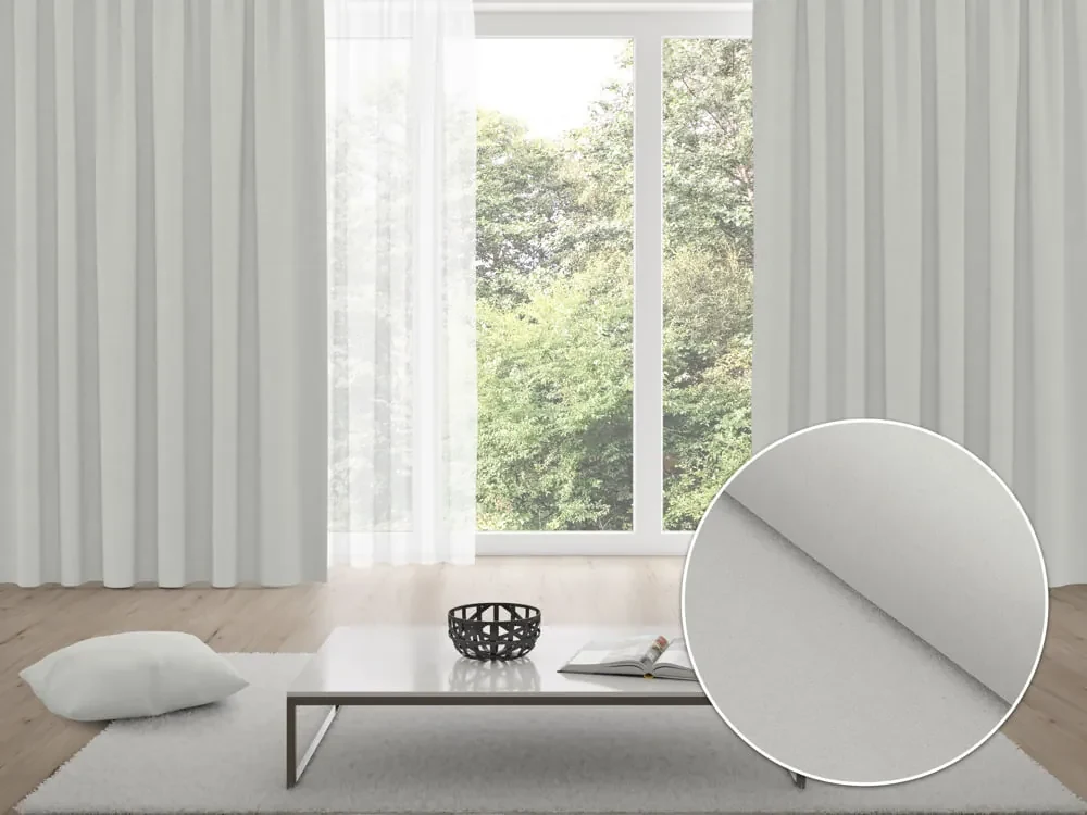 Biante Zatemňovací záves Blackout BKU-101 Svetlo sivý - šírka 270 cm 270x230 cm