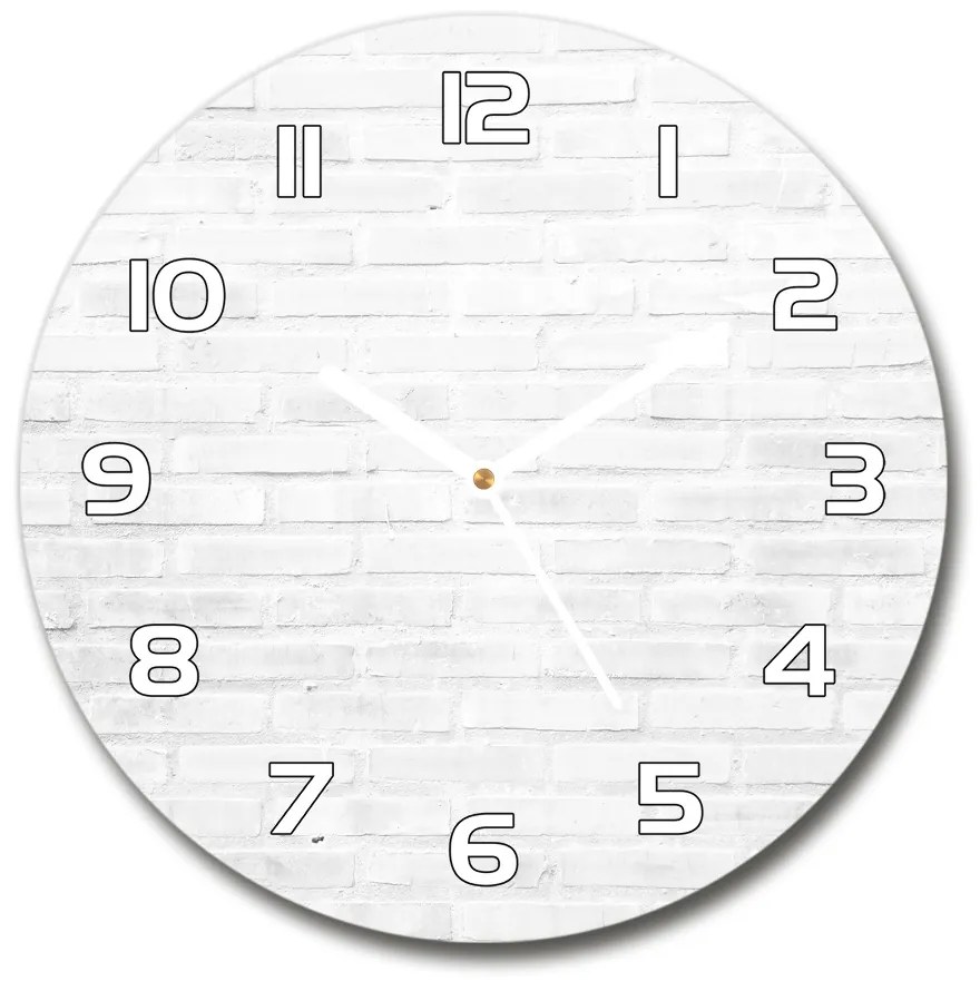 Sklenené hodiny okrúhle Murovaná múr pl_zso_30_f_103192247