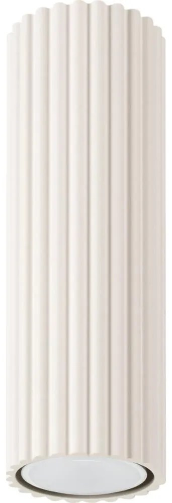 Sollux SL.1588 - Bodové svietidlo KARBON 1xGU10/10W/230V 20 cm krémová