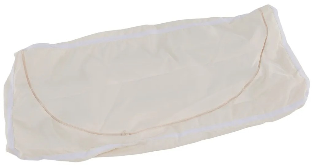 Záhradný úložný box/lavička,čierna/prírodná/krémová, BEMUS