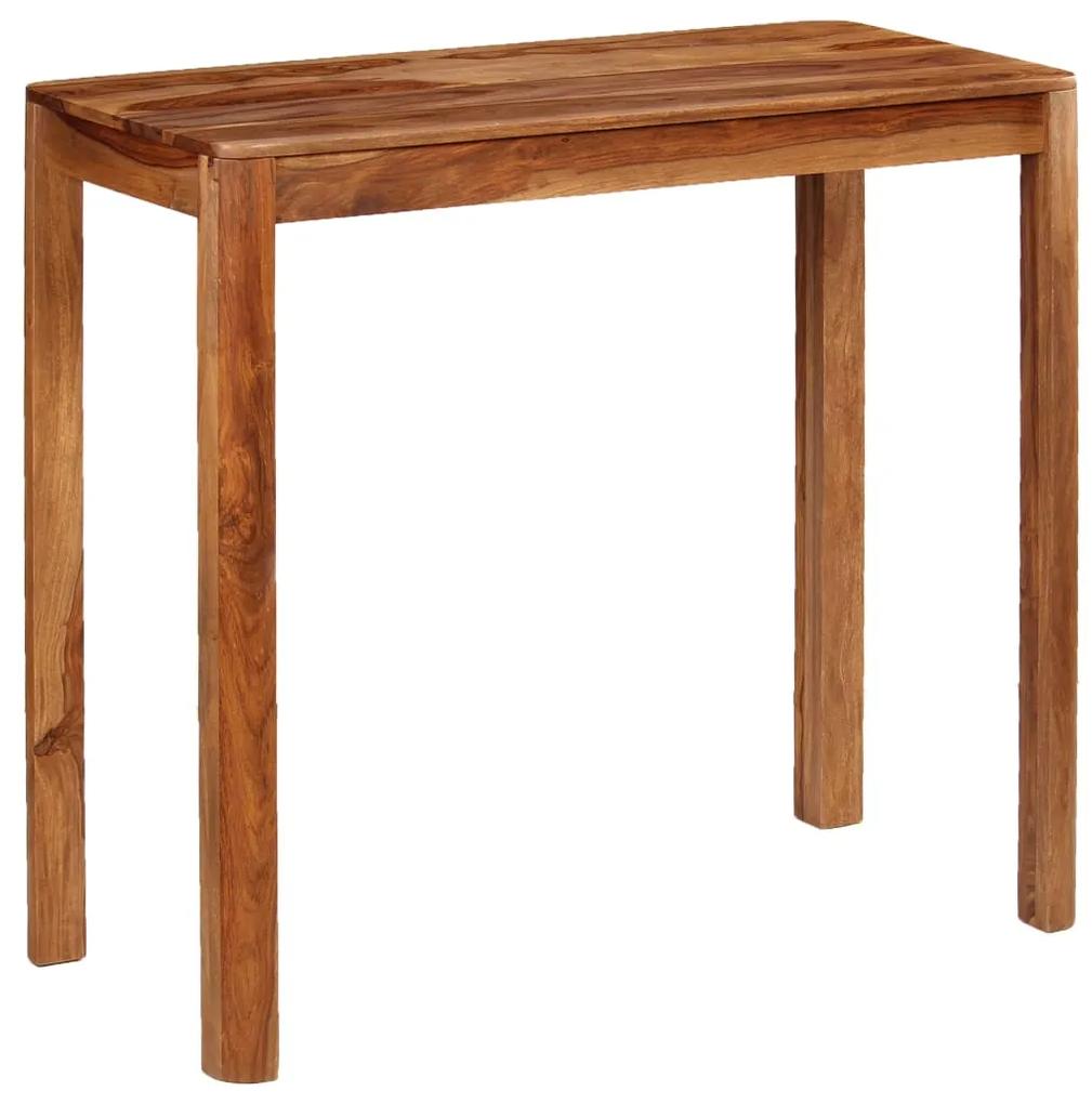 vidaXL Barový stôl zo sheeshamového dreva 115x55x107 cm