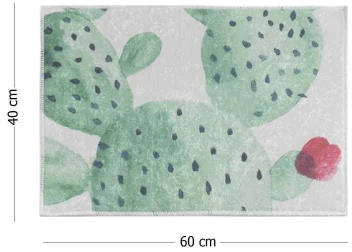Kúpeľňová predložka KAKTUS 40x60 cm