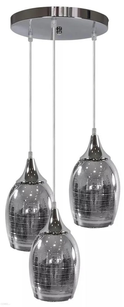 Luster na lanku MARINA 3xE27/60W/230V chróm