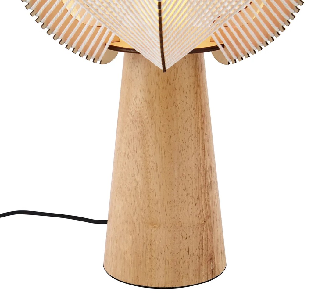 Japandi stolná lampa béžová 45 cm - Gertie