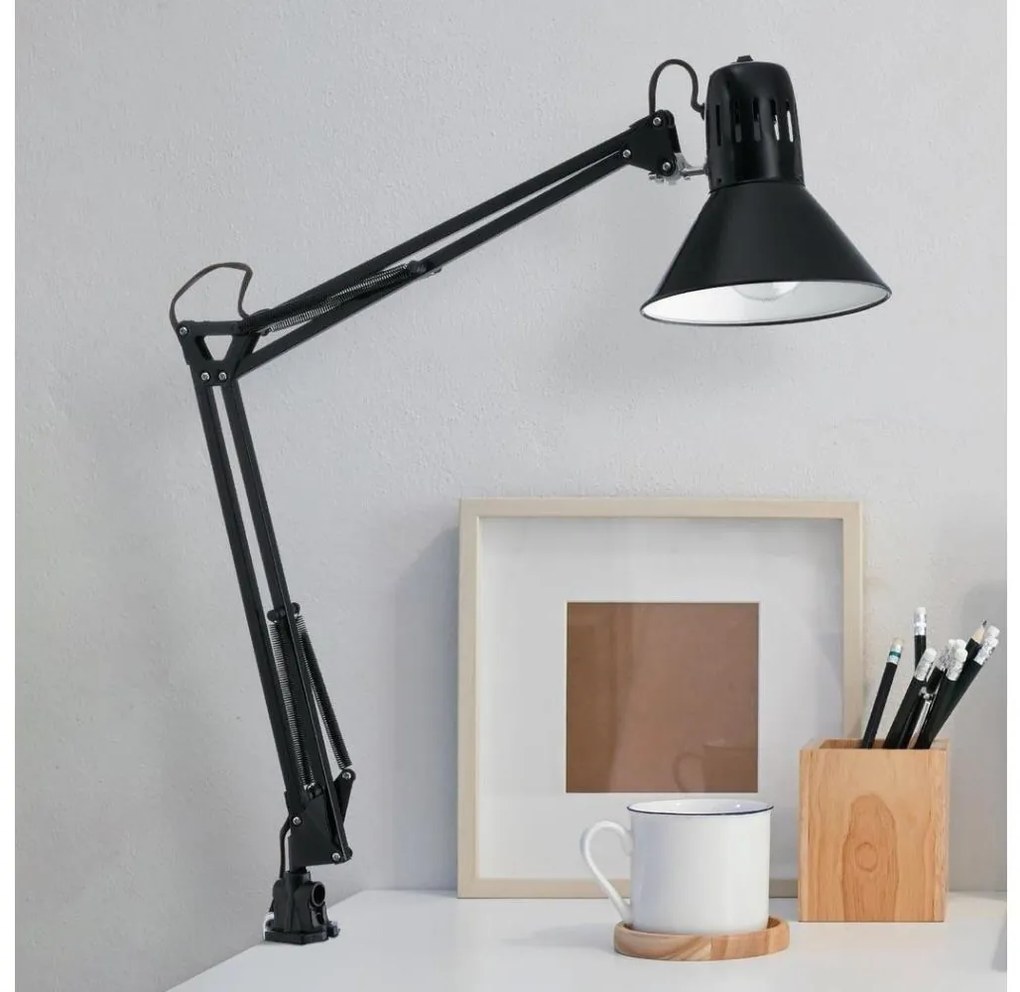 EGLO 90873 - Stolná lampa FIRMO 1xE27/40W