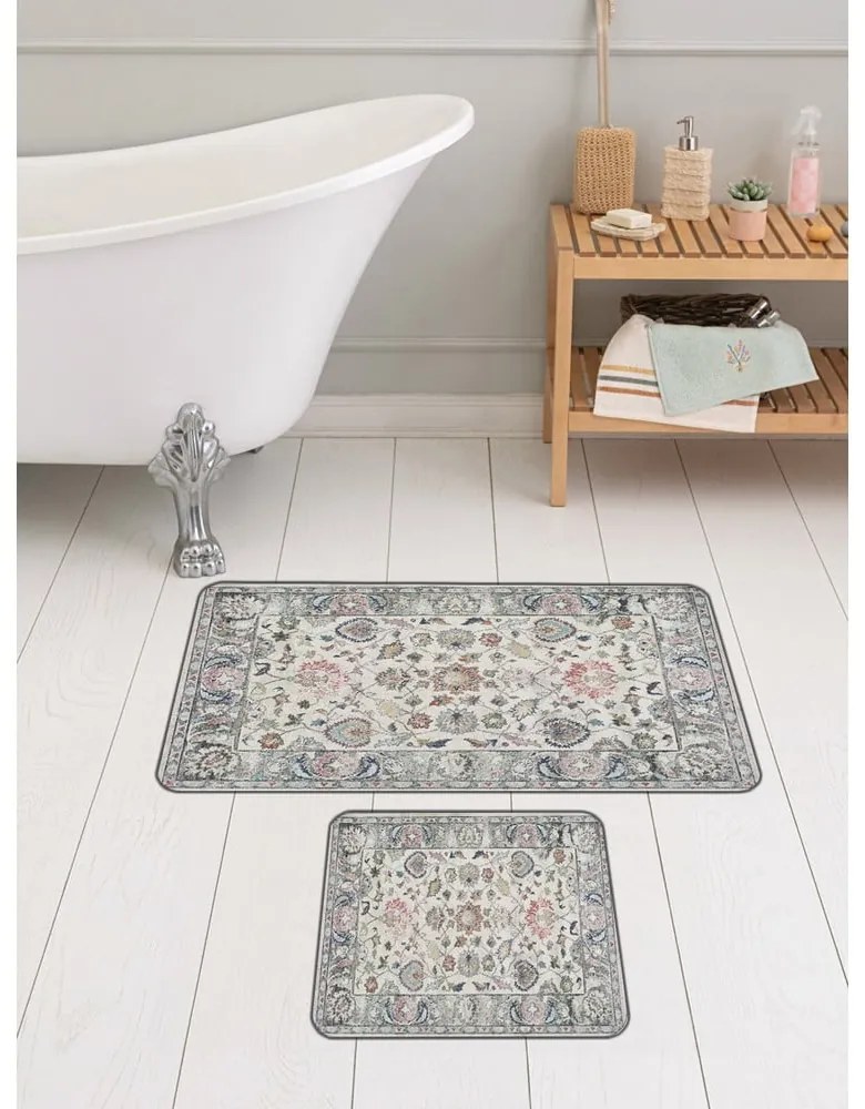 Sivé kúpeľňové predložky v súprave 2 ks 60x100 cm – Mila Home