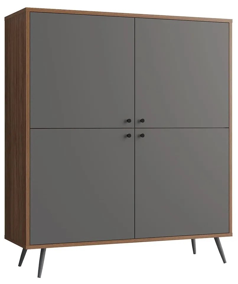 Vysoká skriňa 118 × 39,6 × 134 cm