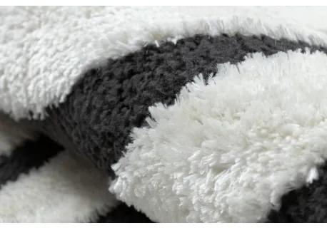 Moderný koberec MODE 8629 mušle krémová / čierna Veľkosť: 240x330 cm
