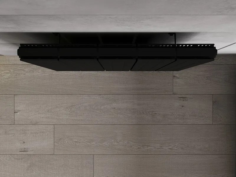 Mexen Waco, vykurovacie teleso 1544 x 694 mm, 1550W, čierna, W217-1544-694-00-70