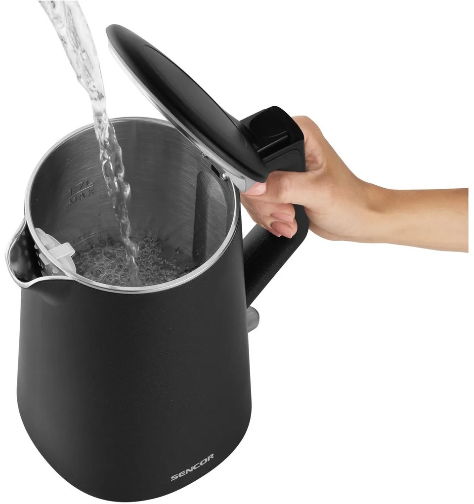Sencor SWK 0551BK varná kanvica, čierna