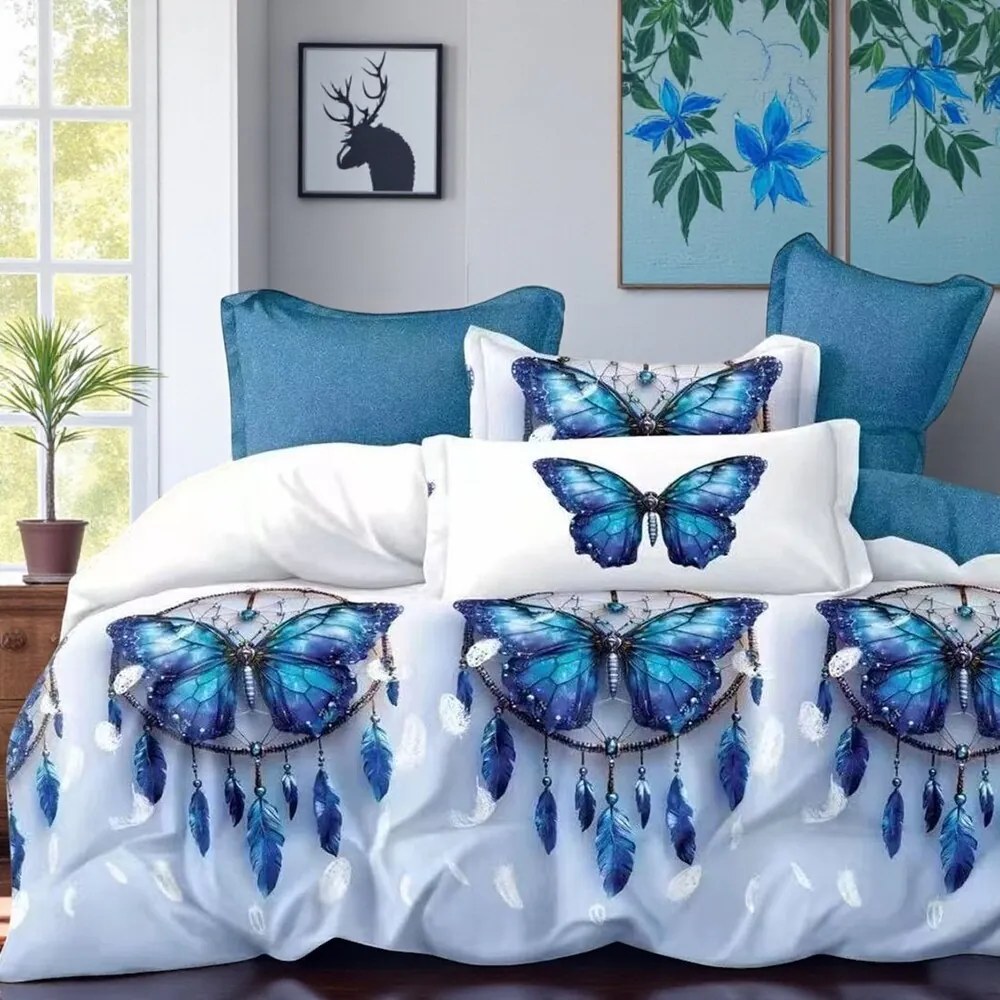 Obliečky VARMA BUTTERFLY 7-dielna sada 140x200 cm