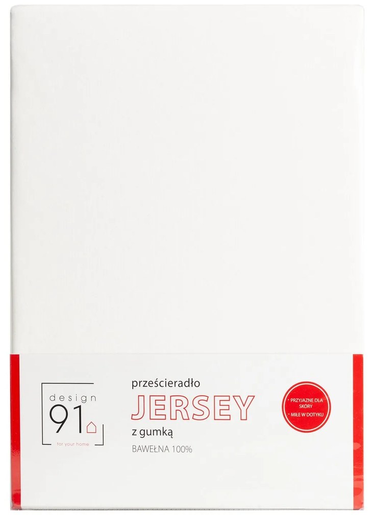 JERSEY PRESTIERADLO 160X200 CM, VÝŠKA 30 CM KRÉMOVÉ