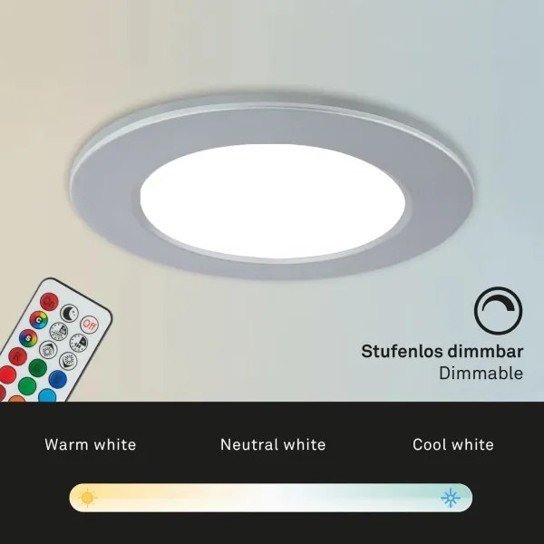 Briloner - SADA 3x LED Stmievateľné kúpeľňové svietidlo LED/4,8W/230V IP65