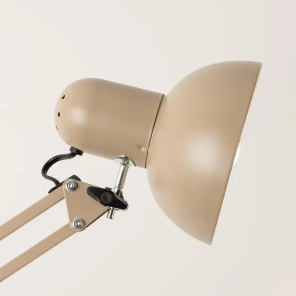 Brilagi - Flexibilná stojacia lampa TASKER 1xE27/60W/230V 184 cm béžová