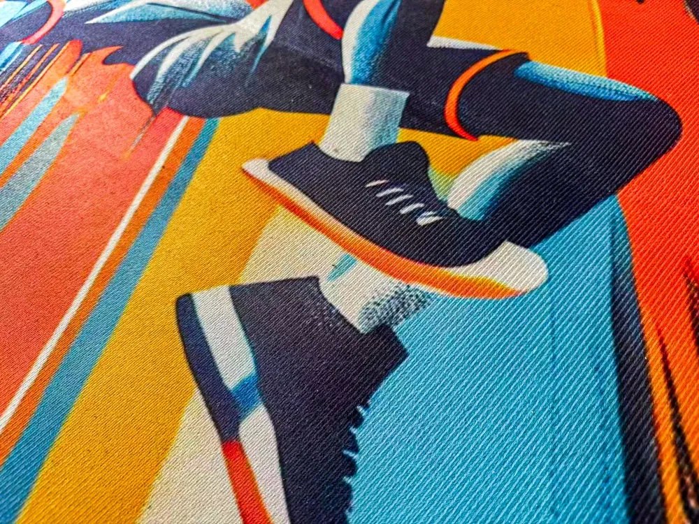 Športový koberec s basketbalovým motívom – viacfarebný Rozmer: 120x170 cm