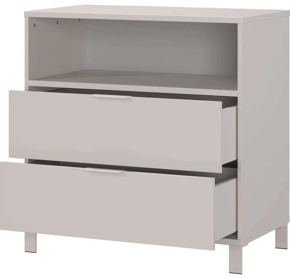 Krémová detská komoda 89x92x54 cm Alkmaar – Germania