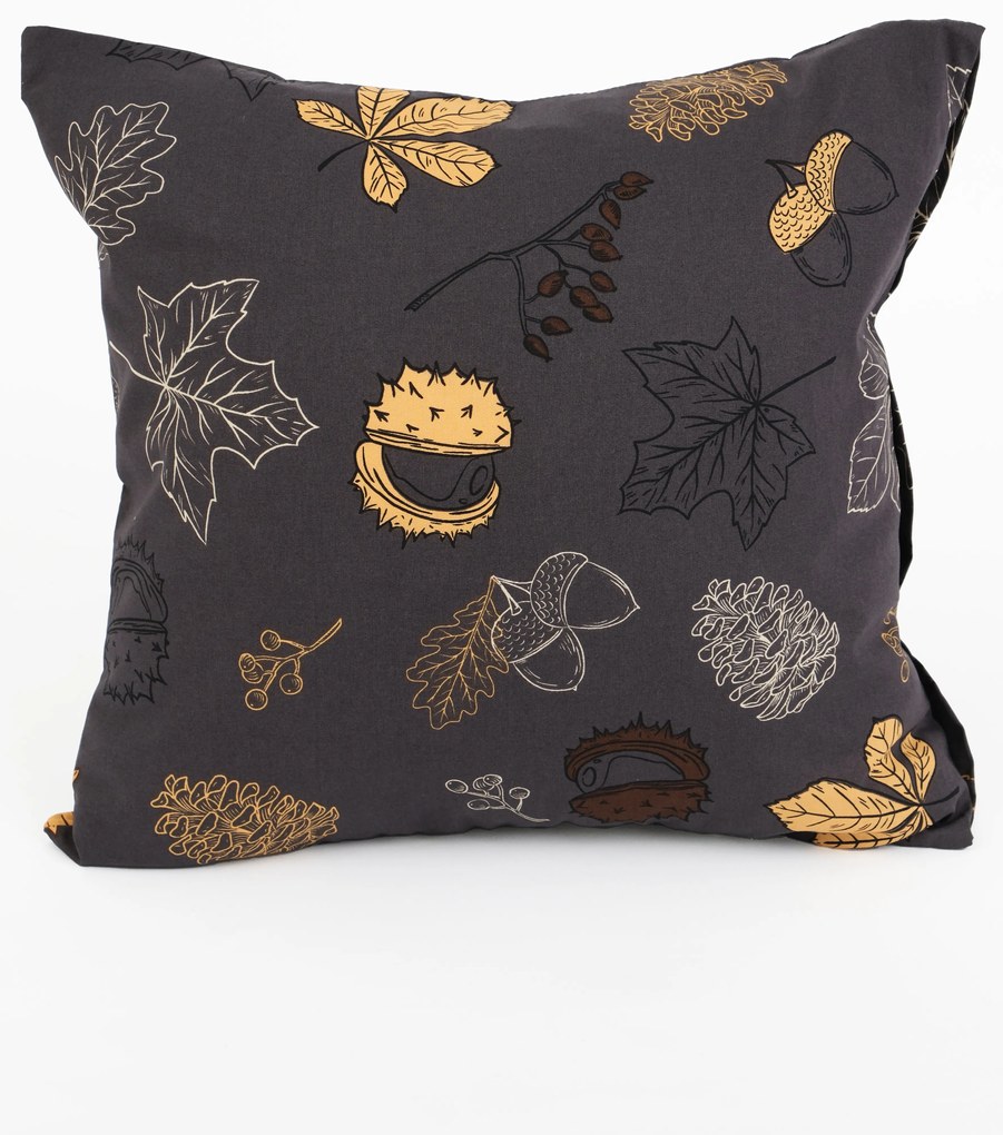 Bavlnená obliečka na vankúš Renforcé 40 × 40 cm - Jesenná elegancia