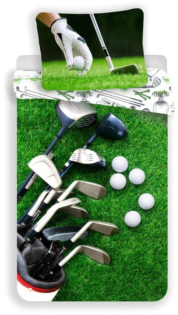 Jerry Fabrics Bavlnené obliečky Golf, 140 x 200 cm, 70 x 90 cm
