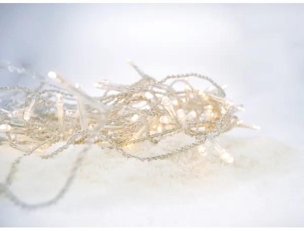 Solight 1V401-WW-LED Vonkajší vianočný záves 360xLED/8 funkcií 15m IP44 teplá biela