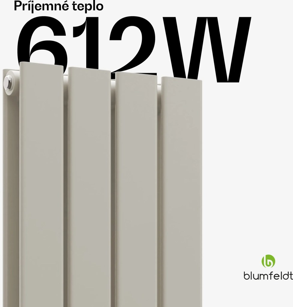 Blumfeldt Ontario radiátor 120x30 Výkon 612 W