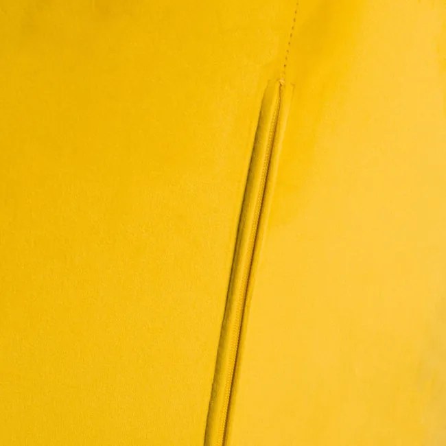 Kreslo MOSS zamatové žlté SS22 925829