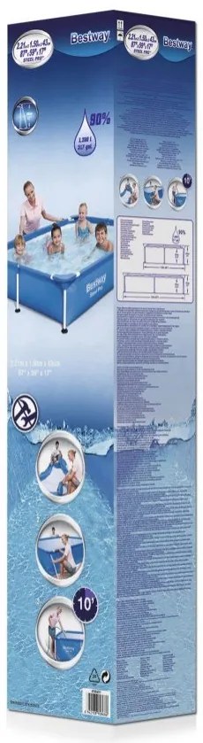 Bestway bazén 221x150x43cm Splash jr. - 56401