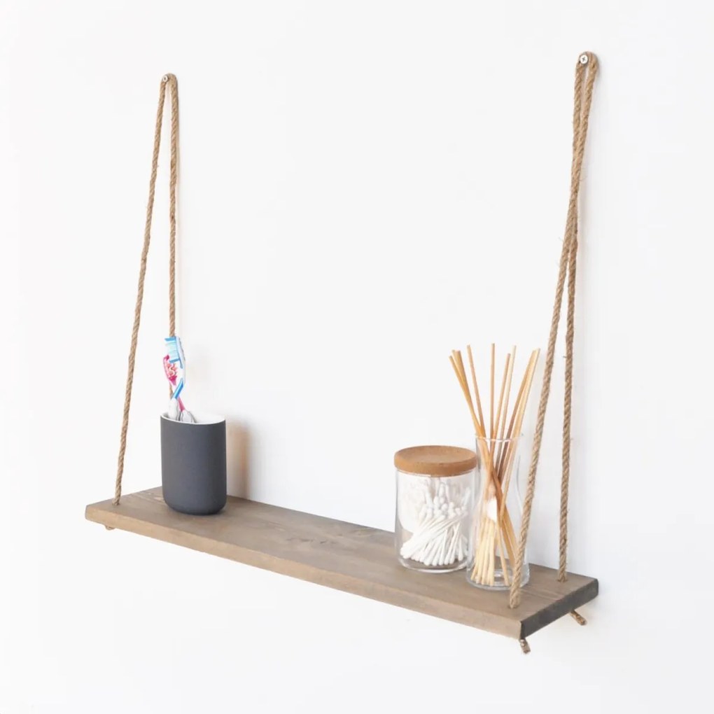 Nástenná polica HANG 60 cm orech