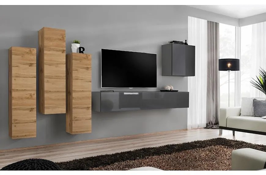 Obývacia stena Switch III Wotan/Grafit