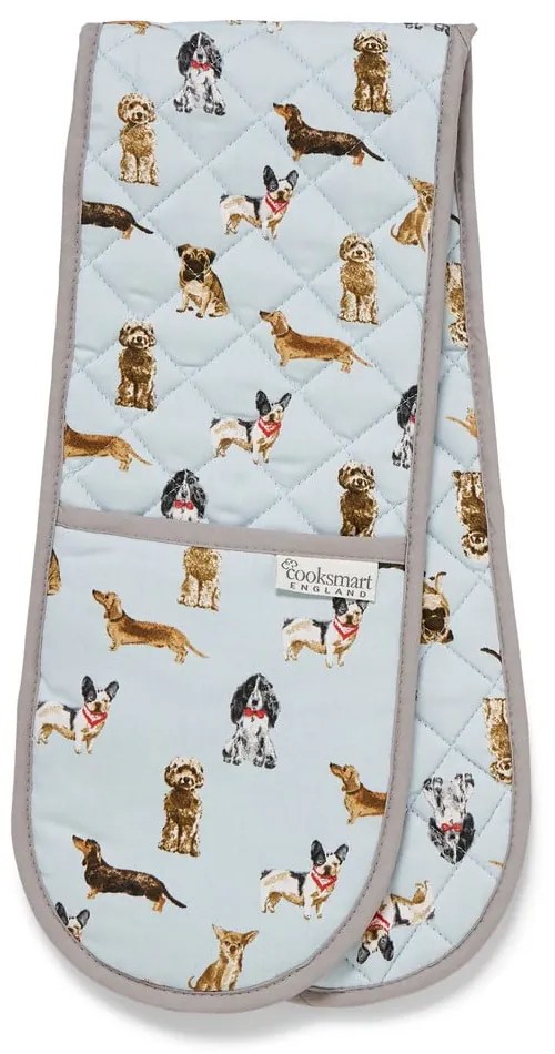 Dvojitá bavlnená chňapka Cooksmart ® Curious Dogs